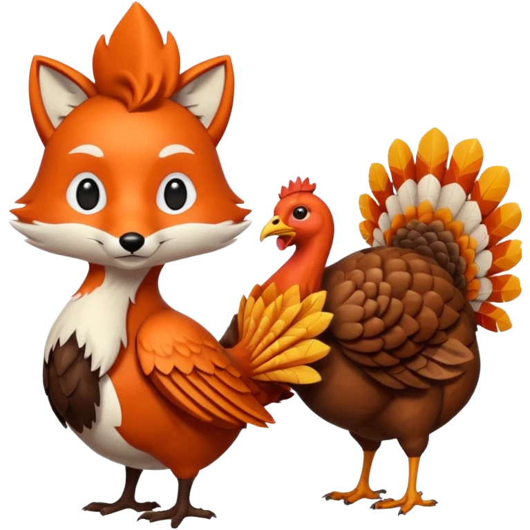 🦊🦃 emoji