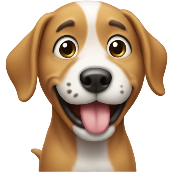 Dog farting  emoji