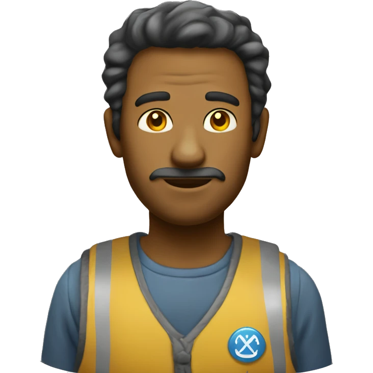 un hombre  amarillo vetido de ladron emoji