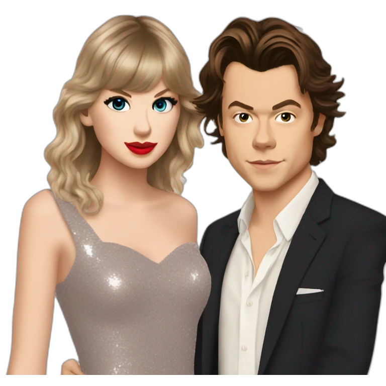 Taylor Swift and Harry Styles  emoji