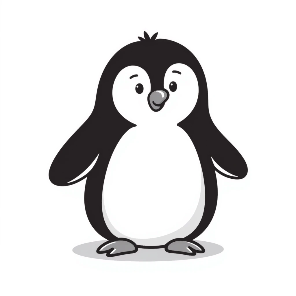 cute penguin emoji