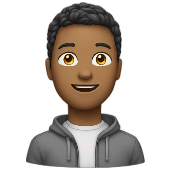 Humain sur un chat emoji