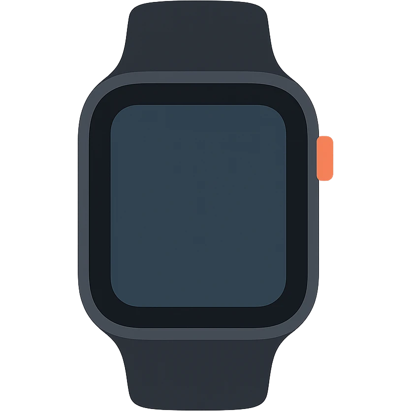 black apple watch emoji