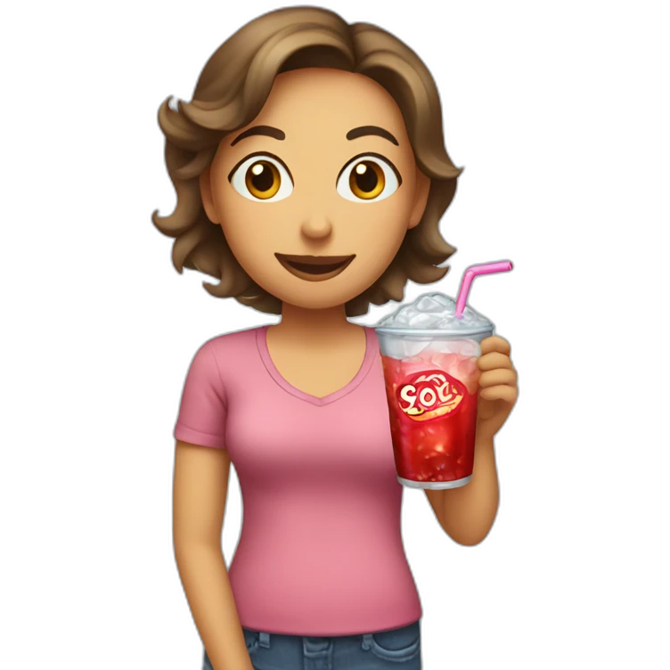 Mom-drink-soda emoji
