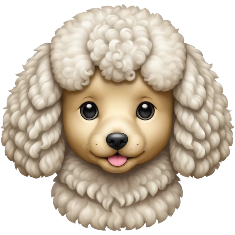 poodle dog emoji