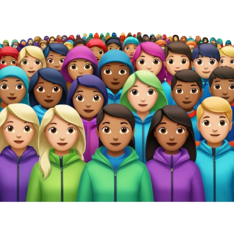 something that represents the aurora borealis lights and queer community emoji