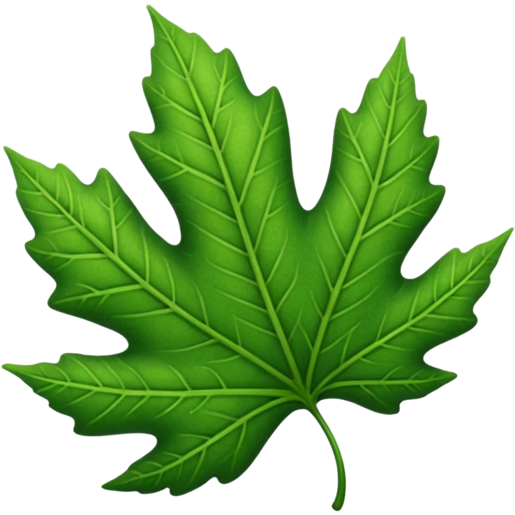 stick with leaf emoji
