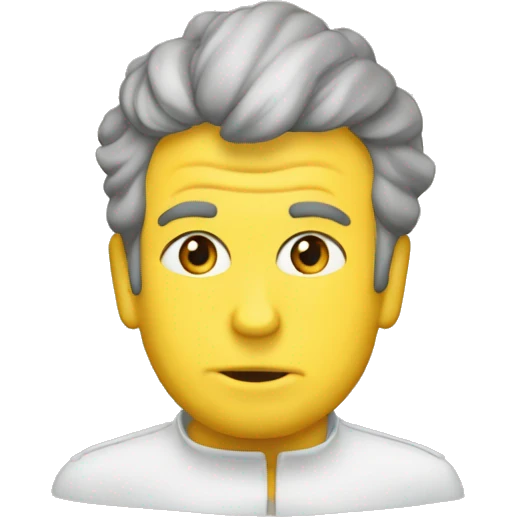 Macron qui mange des pâtes  emoji