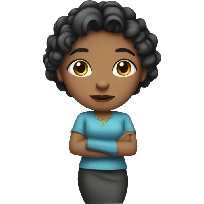 Girl wearing torques clothes  emoji