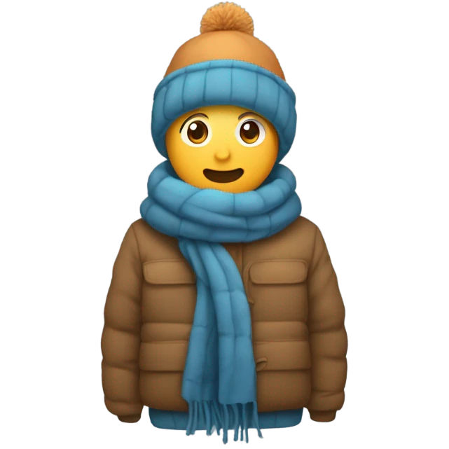 Freezing cold out for a walk emoji