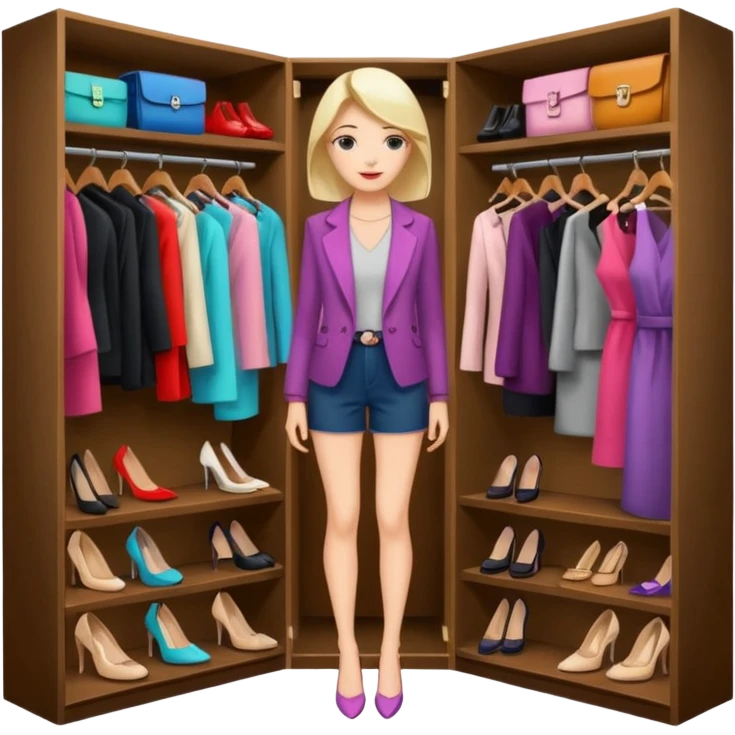 Women closet emoji