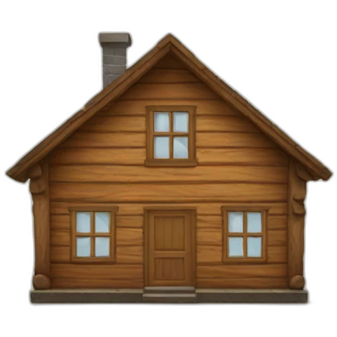 Wooden House emoji