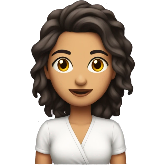 Chica piel morena clara  emoji