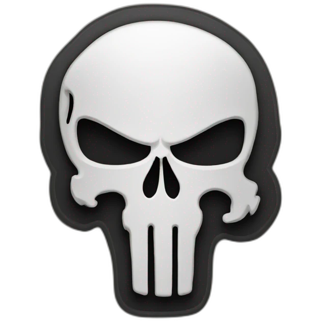 punisher skull emoji