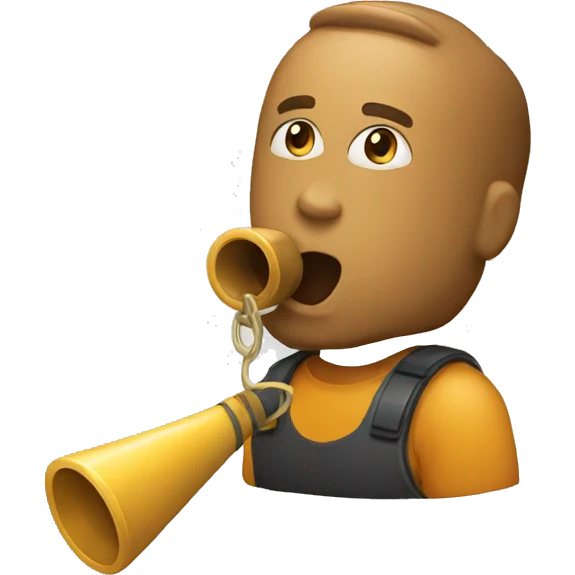 Whistle emoji