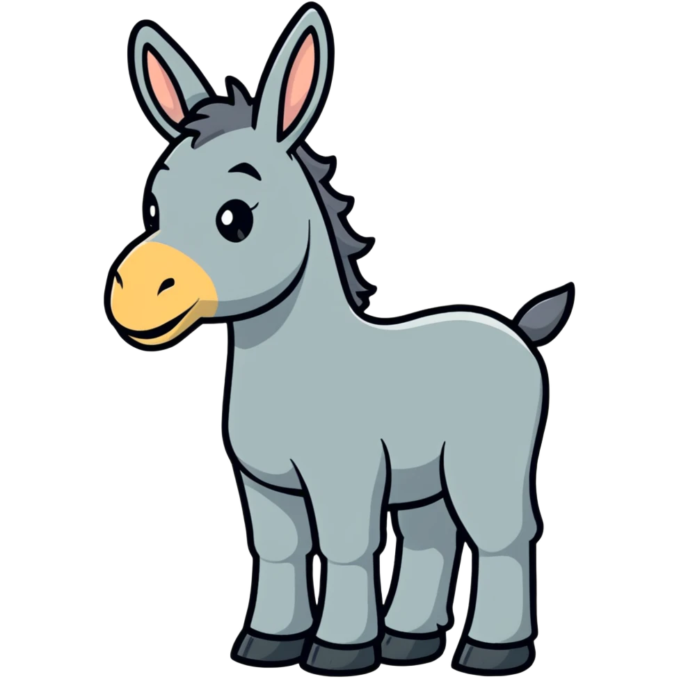 Donkey from Shrek movie emoji