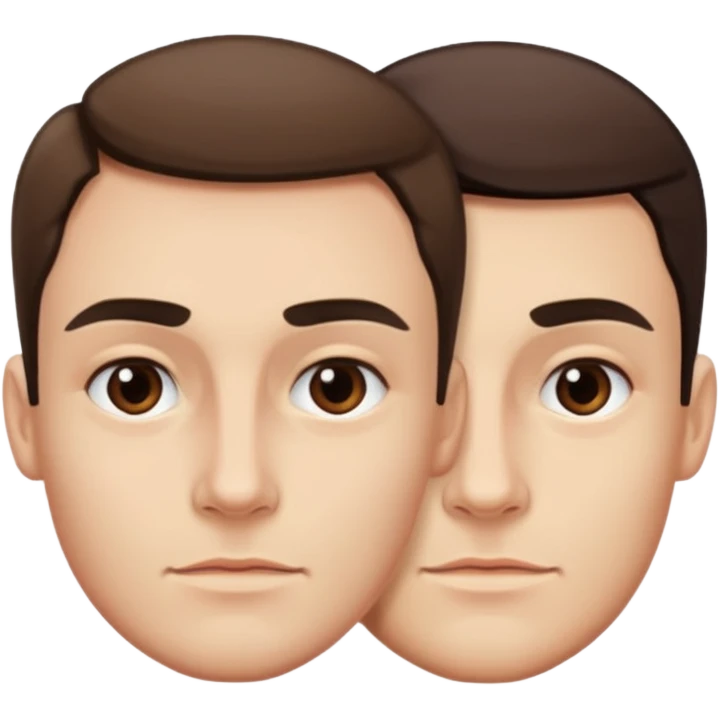  con una mandíbula mega marcada y con una ceja levantada y la otra abajo emoji