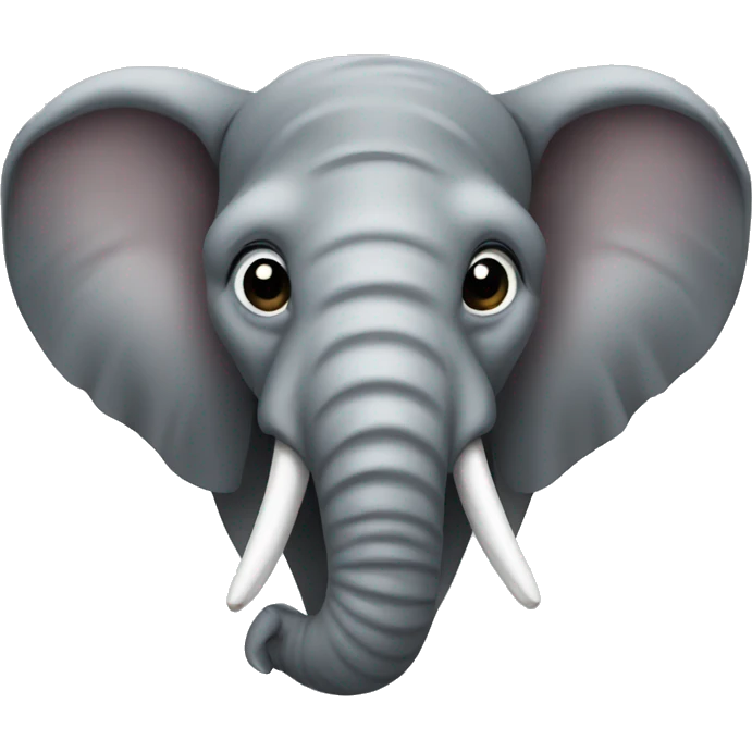 elephant head animal emoji