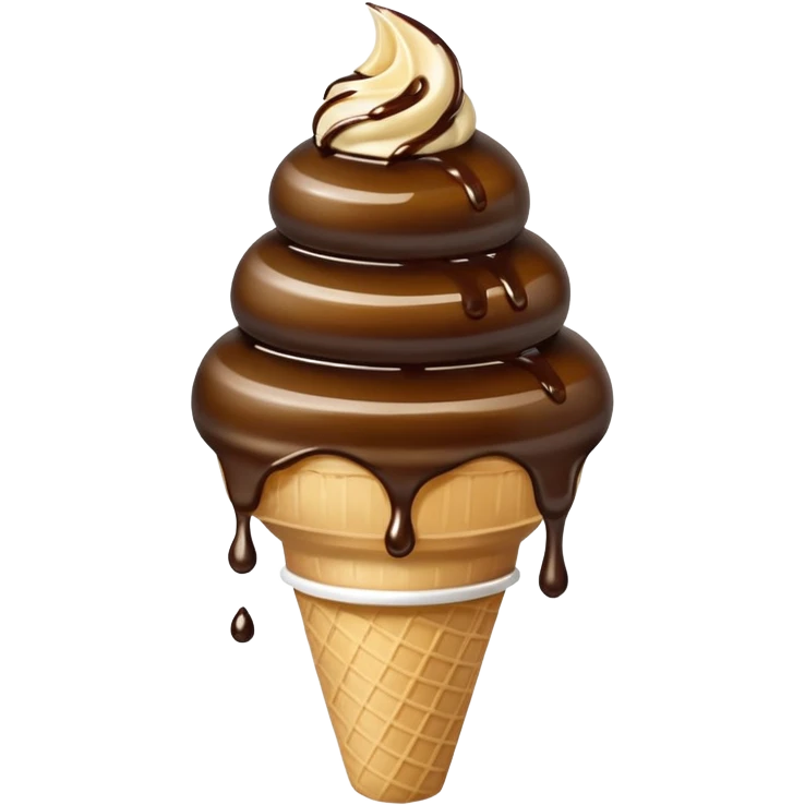 Soy sauce ice cream emoji