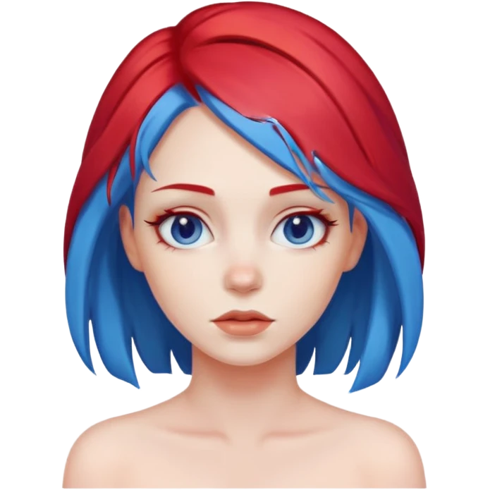 14 старший аркан - Помірність. Це буде жінка в мультяшному стилі, що поєднує енергії - холодну і гарячу  emoji