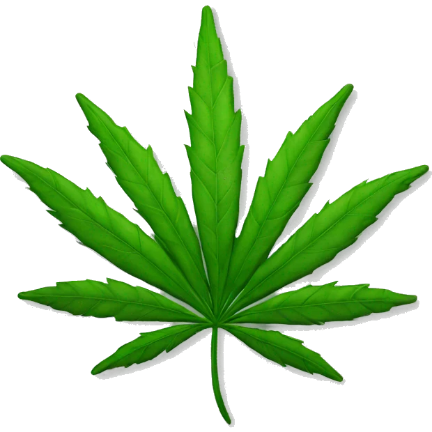 Weed leaf emoji