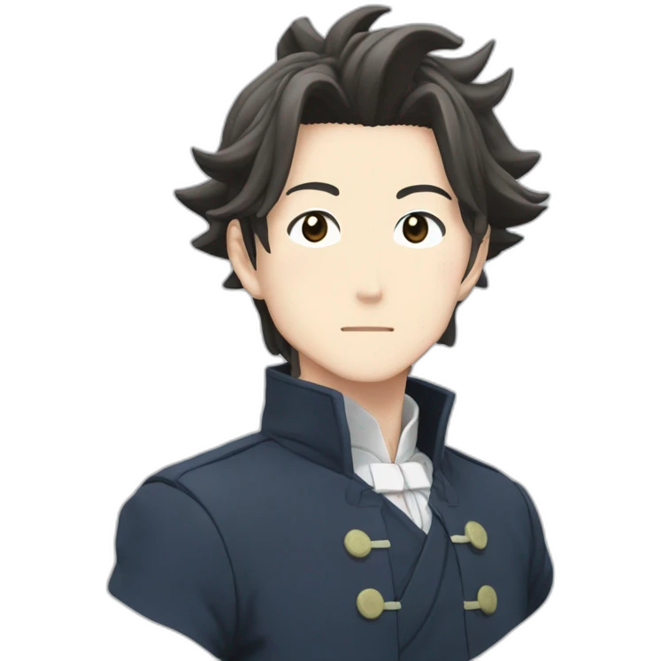 gojo satoru with kamado tanjiro emoji