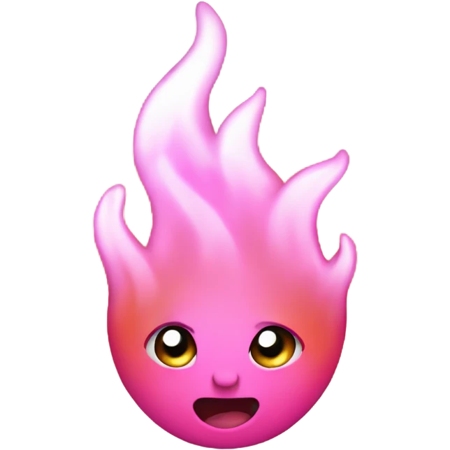pink flame  emoji