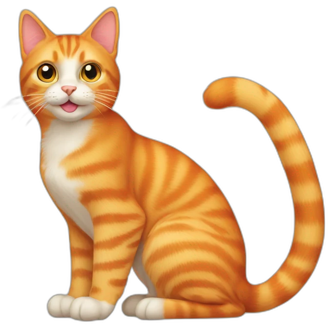 orange tabby cat emoji