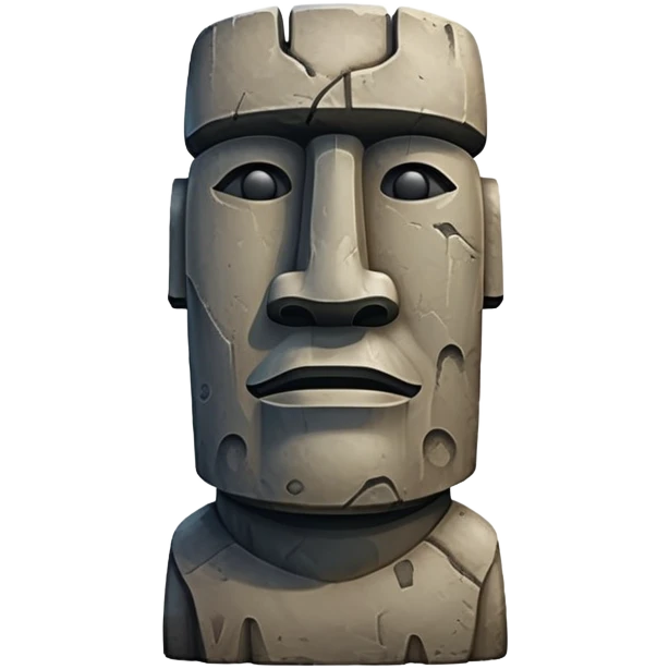 Moai gigachad emoji