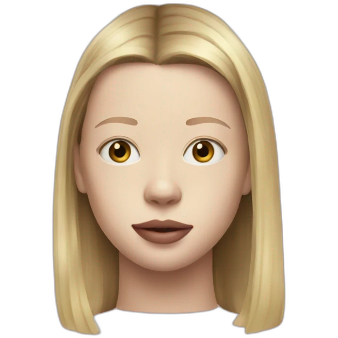 blonde Mia Goth emoji