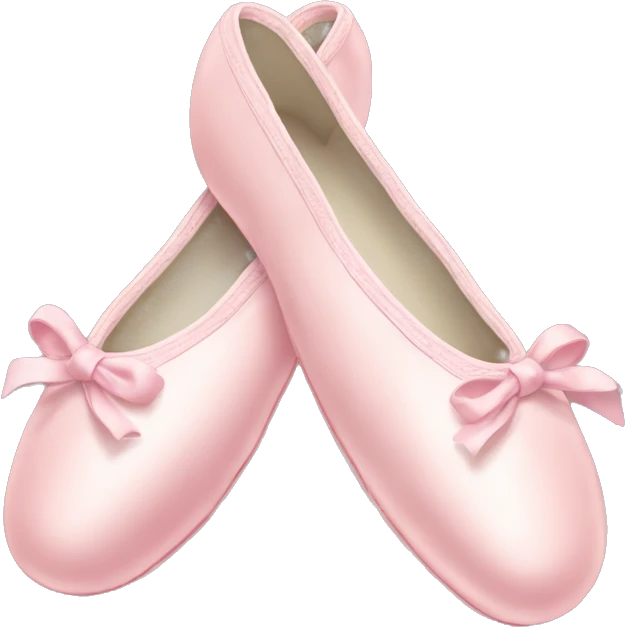 pastel pink ballet shoes emoji