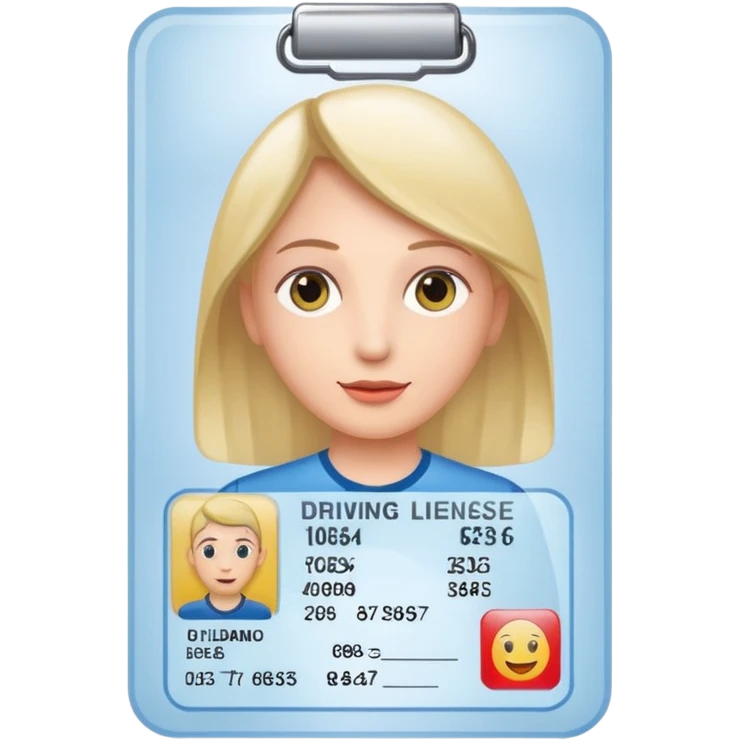 driving license emoji