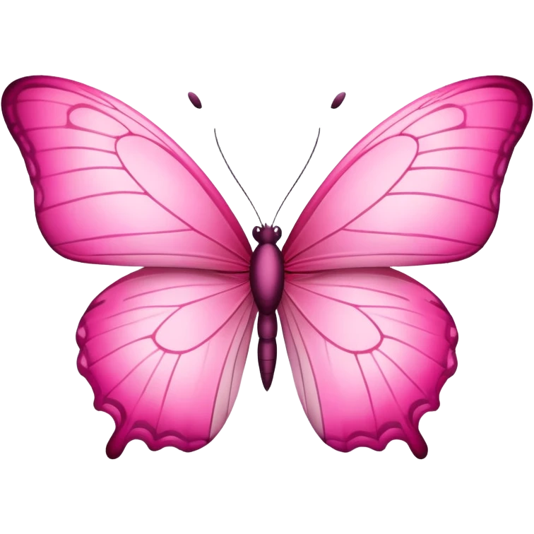 pink butterfly  emoji