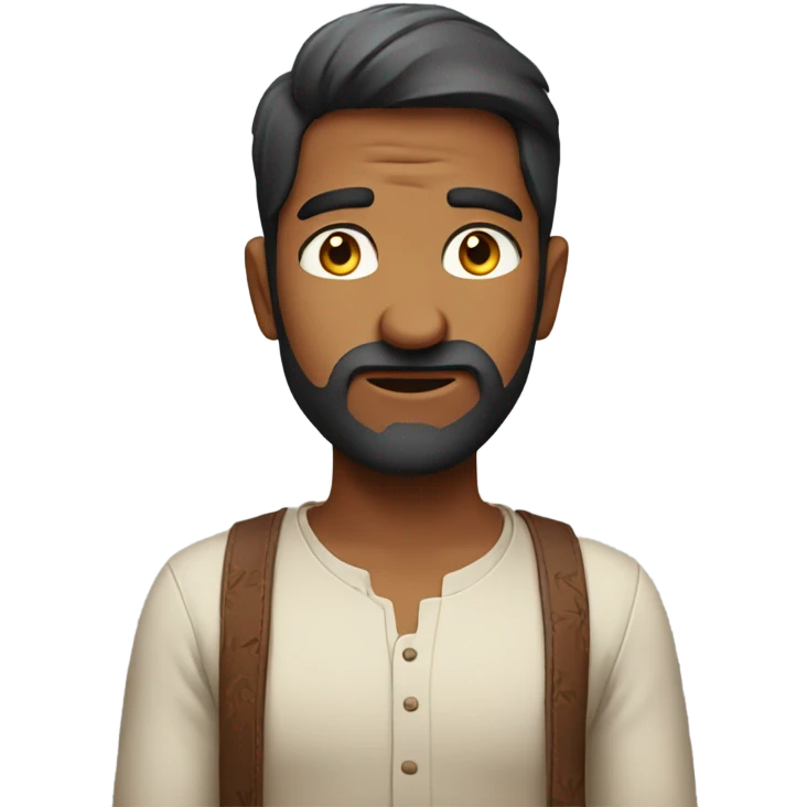 indian male shrugging emoji