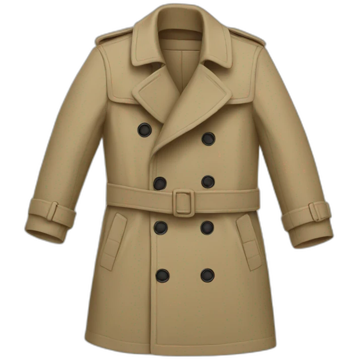 Trench coat emoji