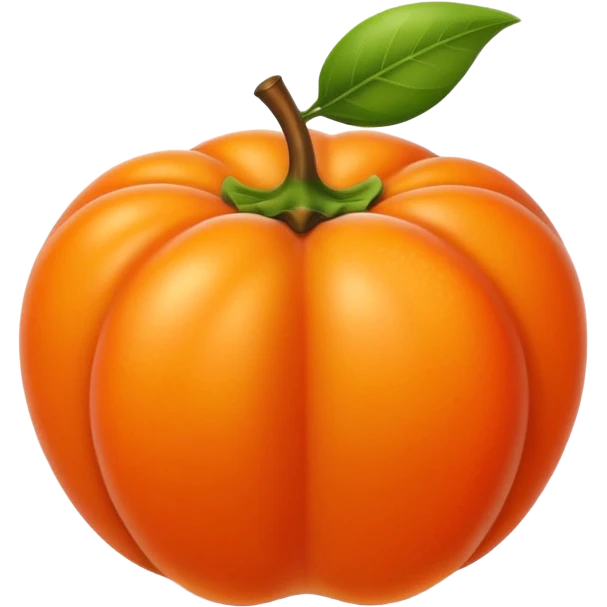 persimmon emoji
