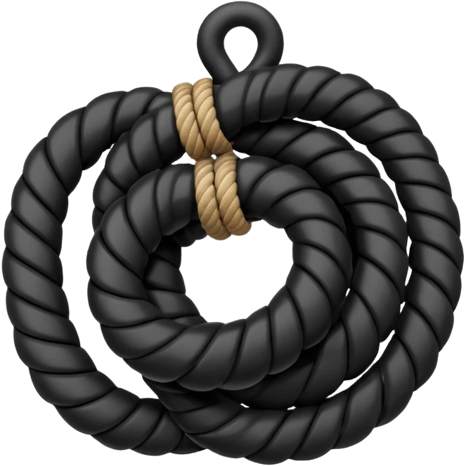Black rope emoji