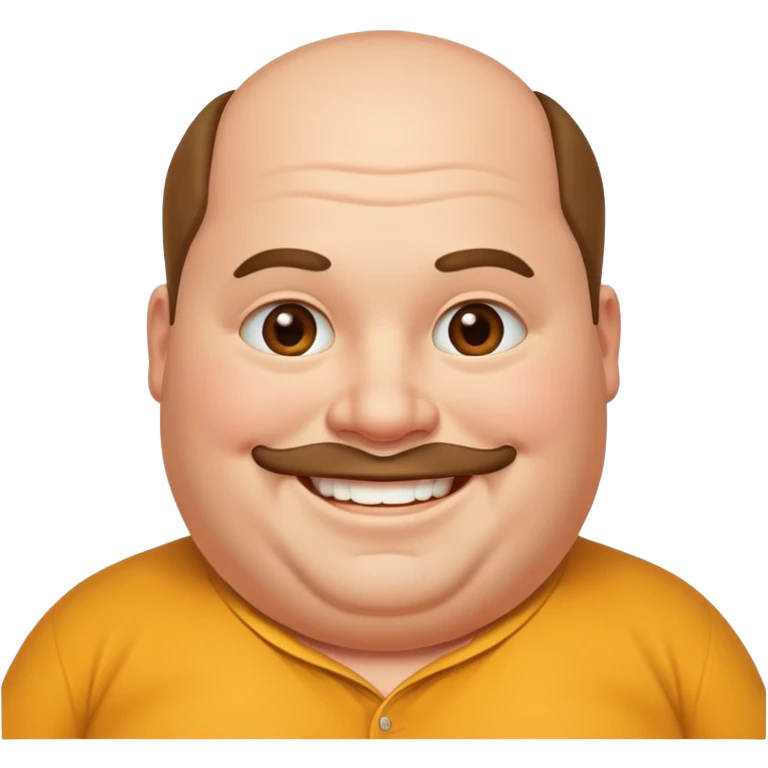 Fat man emoji