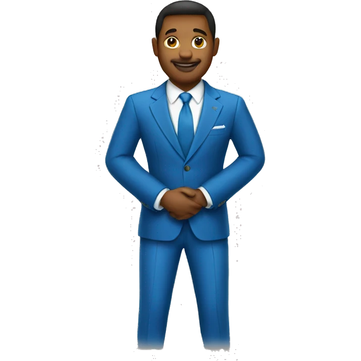 blue suit emoji