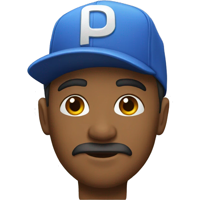 Pero con gorra emoji