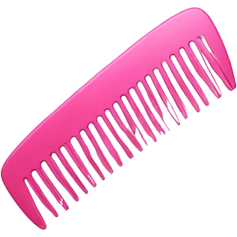 Pink comb emoji