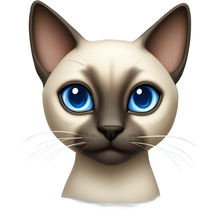 Siamese cat emoji