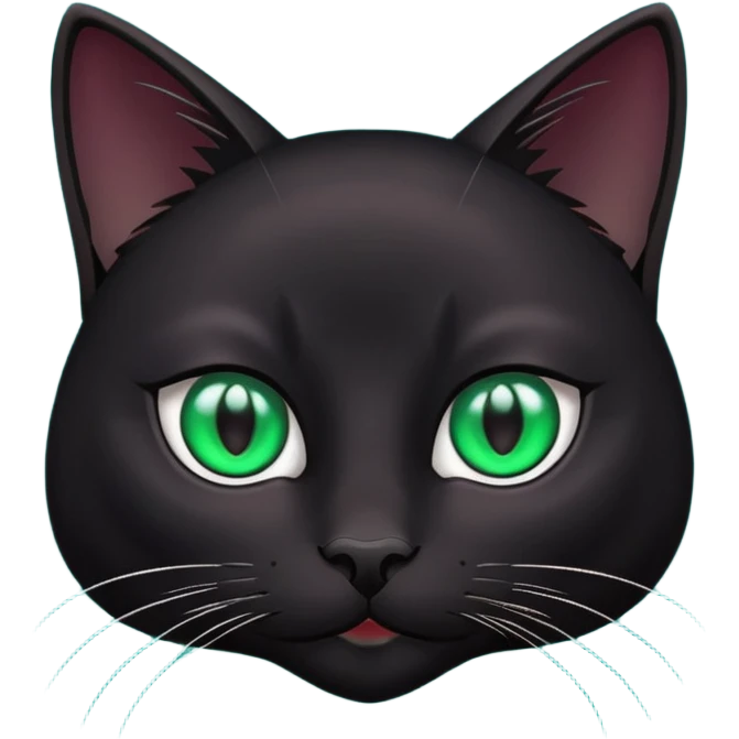 Чорний кіт emoji