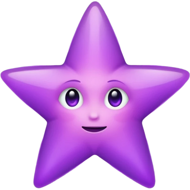Purple void star that looks ethereal emoji
