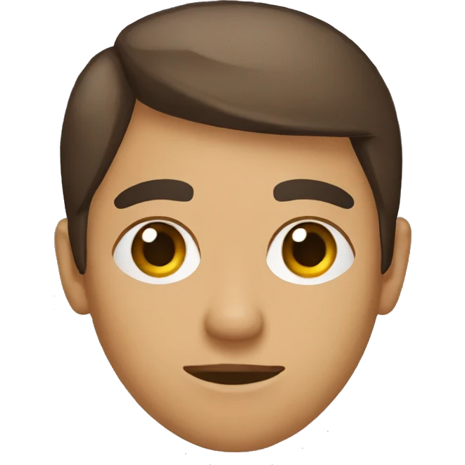 dos ojos marrones emoji