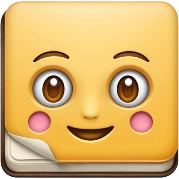 Розовый блокнот открытый  emoji