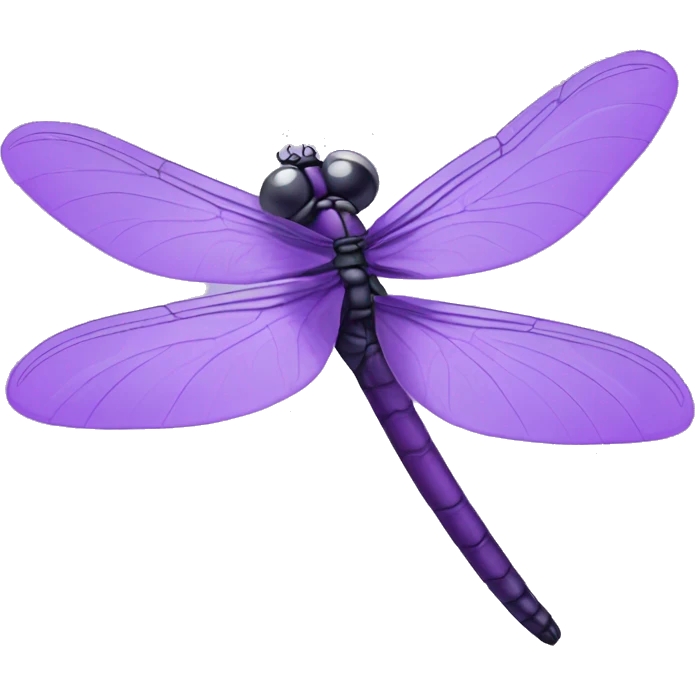 Purple dragonfly emoji