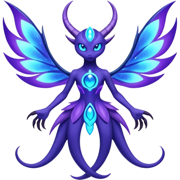 Lunala-Fakémon-hybrid-creature (full body)  emoji