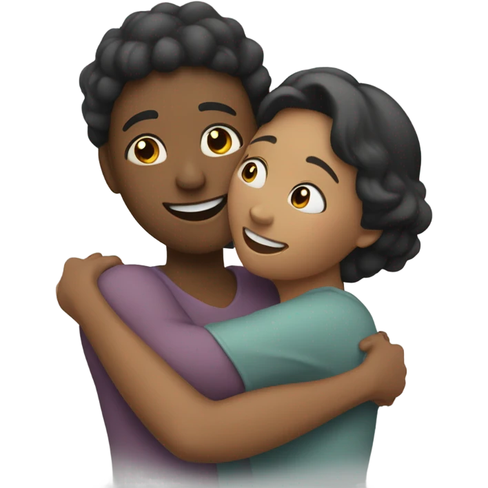 Hug woman emoji