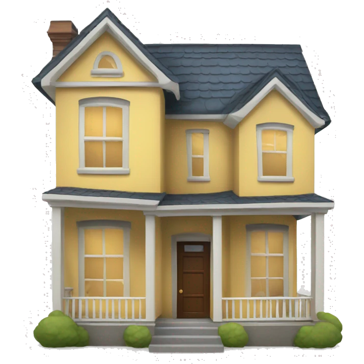 Double story house emoji